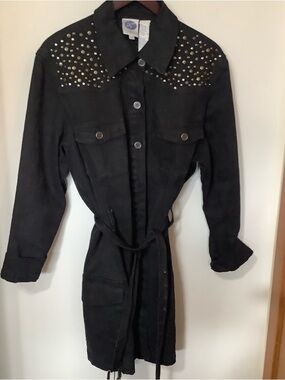 DIANE GILMAN:  Black Jean Jacket/Coat